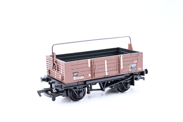 Bachmann OO Gauge 33-226 12T Shock Absorbing Wagon Hybar BR Brown No.B721385 - Boxed