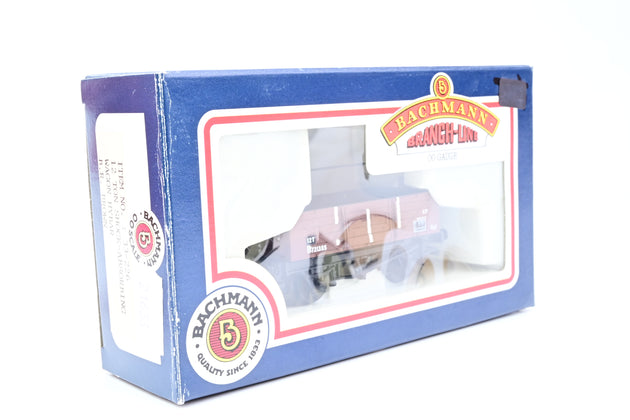 Bachmann OO Gauge 33-226 12T Shock Absorbing Wagon Hybar BR Brown No.B721385 - Boxed