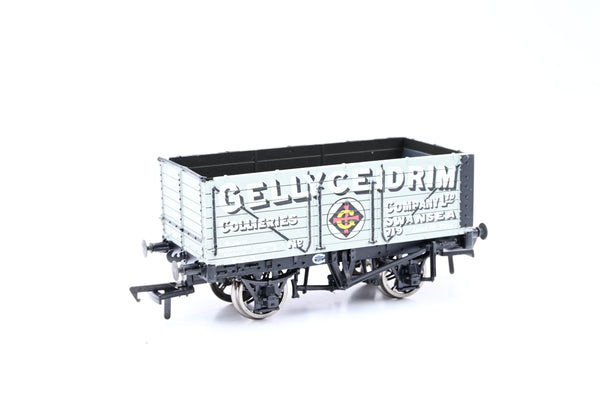 Bachmann OO Gauge 37-076 7 Plank End Door Wagon Gellyceidrim Collieries No.719 - Boxed