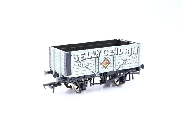 Bachmann OO Gauge 37-076 7 Plank End Door Wagon Gellyceidrim Collieries No.719 - Boxed