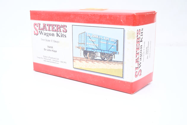 Slaters O Gauge Kit 7041K 10T 7 Plank Wagon Sir John Kaye No.5 - Boxed
