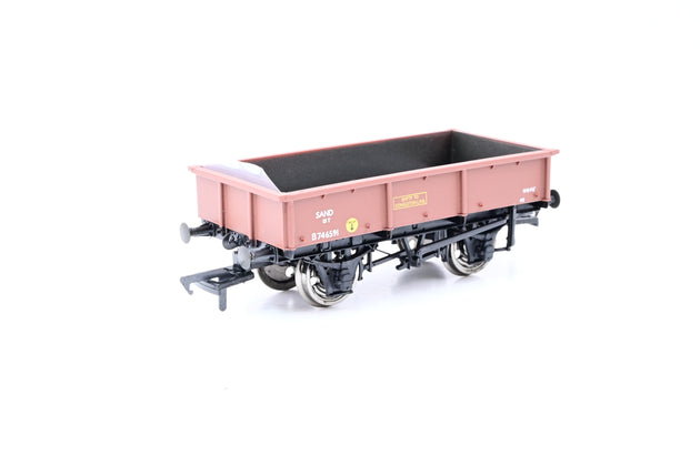 Bachmann OO Gauge 37-350 13T Steel Sand Tippler Wagon BR Bauxite No.B746591 - Boxed