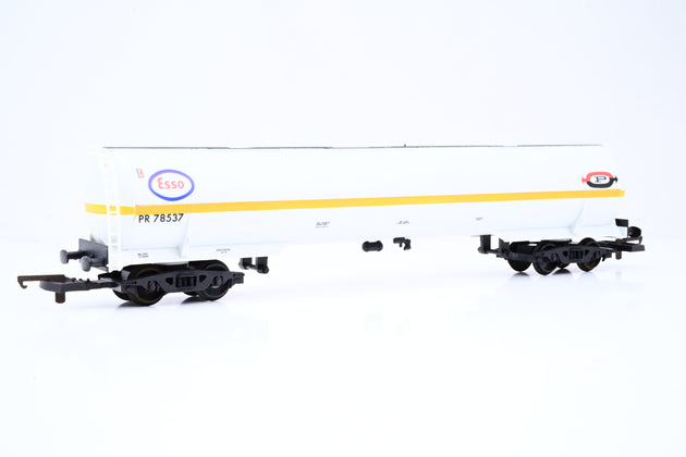 Lima OO Gauge 305645W Esso 100T Fuel Tanker Wagon White No.PR78537 - Boxed