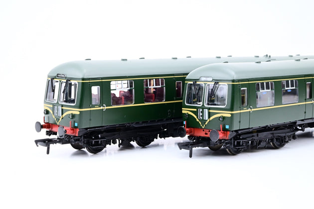 Bachmann OO Gauge 31-326A Class 105 DMU BR Green W/Speed Whiskers No. E56434 E51276 - Boxed