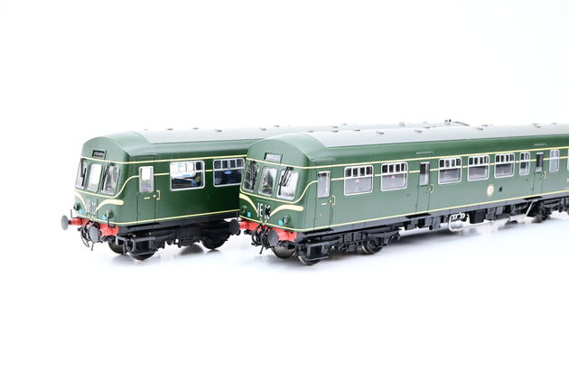 Bachmann OO Gauge 32-285 Class 101 DMU BR Green W/Speed Whiskers No.E56083 E50231 - DCC Sound, Boxed