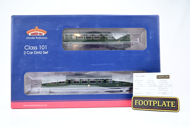 Bachmann OO Gauge 32-285 Class 101 DMU BR Green W/Speed Whiskers No.E56083 E50231 - DCC Sound, Boxed
