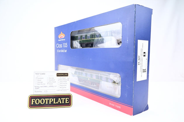 Bachmann OO Gauge 31-327 BR Green w/ HYE Class 105 2-Car DMU No.E51296 & E56451 - Boxed