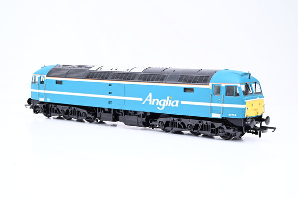 Heljan OO Gauge 4662 Class 47 Anglia Railways Livery No.47714 - Boxed