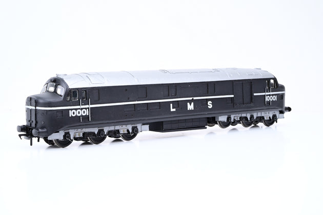 Silver Fox Models OO Gauge D16 Locomotive LMS Black Silver No.10001 - DCC Sound, Boxed