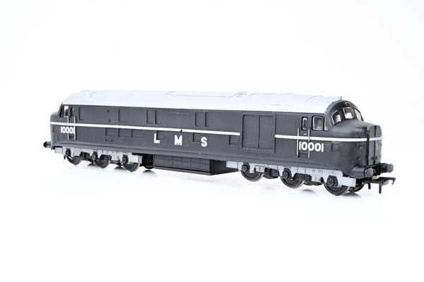Silver Fox Models OO Gauge D16 Locomotive LMS Black Silver No.10001 - DCC Sound, Boxed