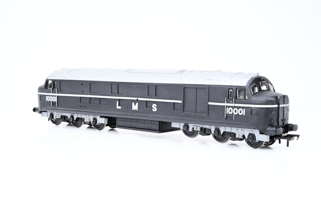 Silver Fox Models OO Gauge D16 Locomotive LMS Black Silver No.10001 - DCC Sound, Boxed