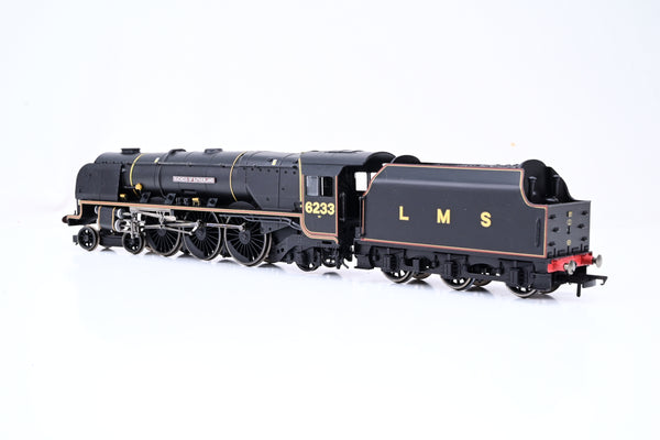 Hornby OO Gauge R3014X LMS Black Lined 4-6-2 Princess Coronation Class Duchess of Sutherland No.6233 - DCC Fitted, Boxed