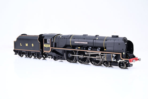 Hornby OO Gauge R3014X LMS Black Lined 4-6-2 Princess Coronation Class Duchess of Sutherland No.6233 - DCC Fitted, Boxed