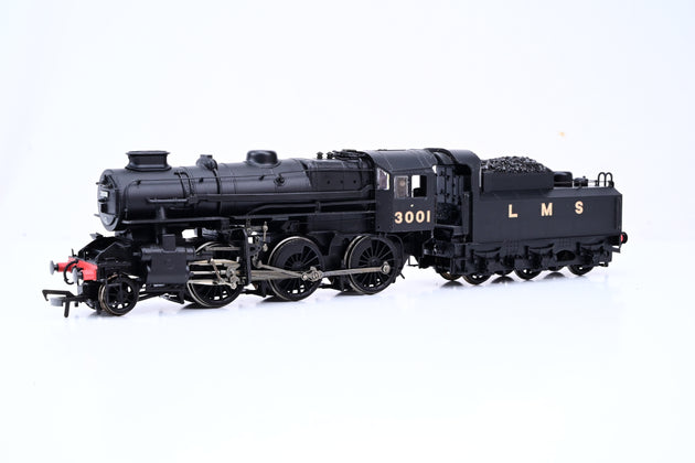 Bachmann OO Gauge 32-575 Ivatt Class 4 LMS Black Double Chimney No.3001 - DCC Fitted, Boxed