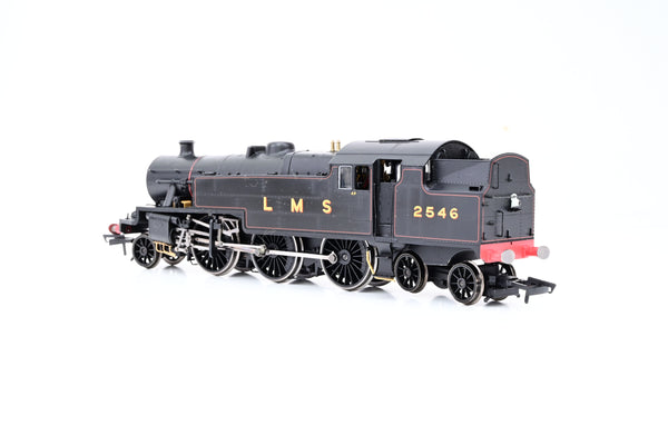 Hornby OO Gauge R2635 LMS Stanier 4MT 2-6-4 4P LMS Lined Black No.2546 - DCC Sound, Boxed
