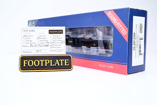 Bachmann OO Gauge 35-281ZSF Caledonian Class 812 LMS Black No.17566 - DCC Sound, Boxed