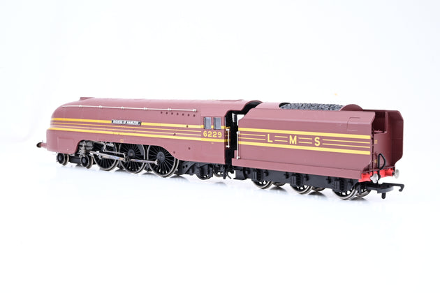 Hornby OO Gauge R2689 LMS Maroon 4-6-2 Coronation Class Locomotive Duchess of Hamilton No.6229 - Boxed