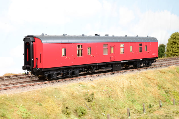 Heljan O Gauge 4967 BR Crimson Mk1 BG Full Brake Coach No.E80638 - Boxed
