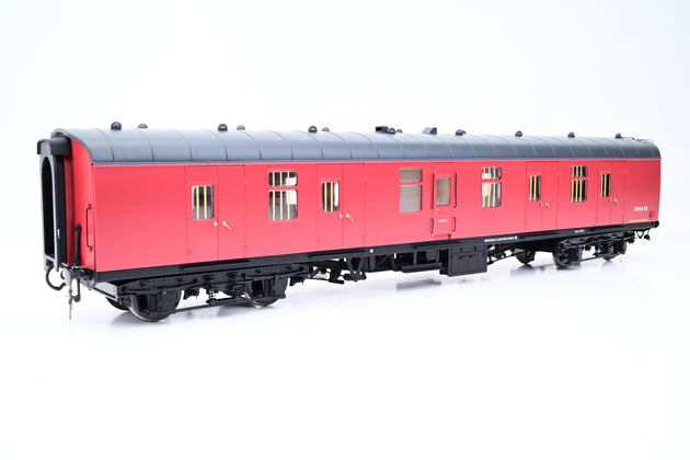 Heljan O Gauge 4967 BR Crimson Mk1 BG Full Brake Coach No.E80638 - Boxed