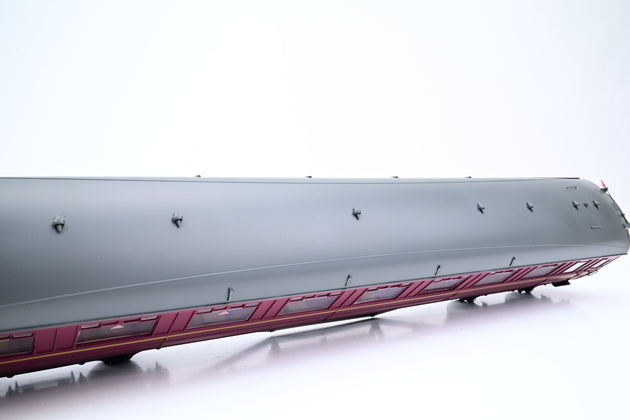 Hattons O Gauge H7-TC186-006 BR Carmine & Cream Gresley Teak Open Third Coach No.E13372E - Boxed