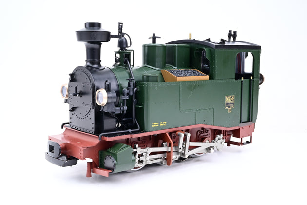 LGB G Gauge 20980 Saxon Class 1 K Steam Locomotive Green No.54 - DCC Sound, Boxed