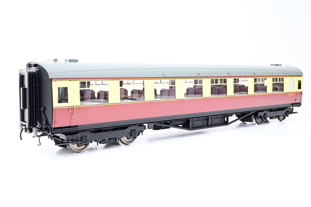 Darstaed O Gauge D24-2-11A BR Crimson & Cream 63ft Thompson Restaurant Third Open Coach w/ Square Windows No.E1983E - Boxed