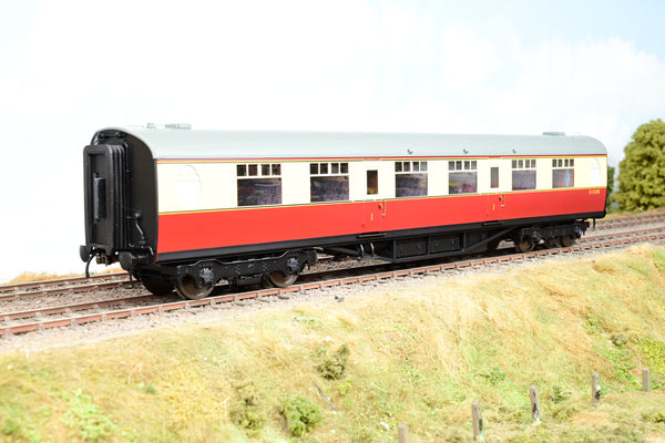 Darstaed O Gauge D24-2-12A BR Crimson & Cream 63ft Thompson First Class Coach w/ Ladies Retiring Room & Square Windows No.E1328E - Boxed