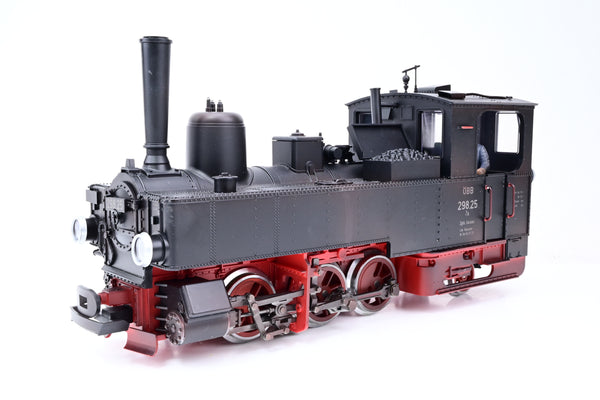 LGB G Gauge 25702 1 OBB Class Steam Locomotive Black Red Weathrered  No.298-25 - DCC Sound, Boxed