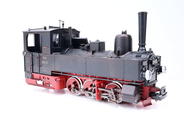 LGB G Gauge 25702 1 OBB Class Steam Locomotive Black Red Weathrered  No.298-25 - DCC Sound, Boxed