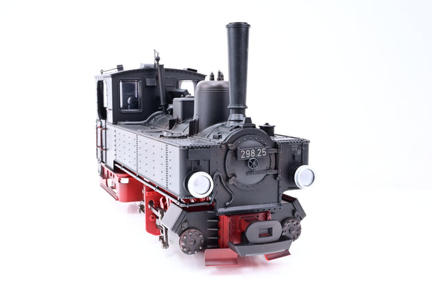 LGB G Gauge 25702 1 OBB Class Steam Locomotive Black Red Weathrered  No.298-25 - DCC Sound, Boxed