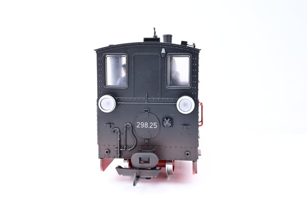 LGB G Gauge 25702 1 OBB Class Steam Locomotive Black Red Weathrered  No.298-25 - DCC Sound, Boxed