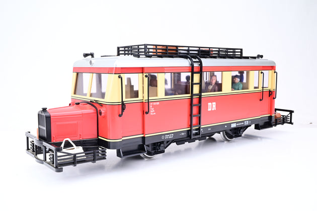 LGB G Gauge 22660 DR Railbus VT Red Cream No.133-525 - DCC Fitted, Boxed
