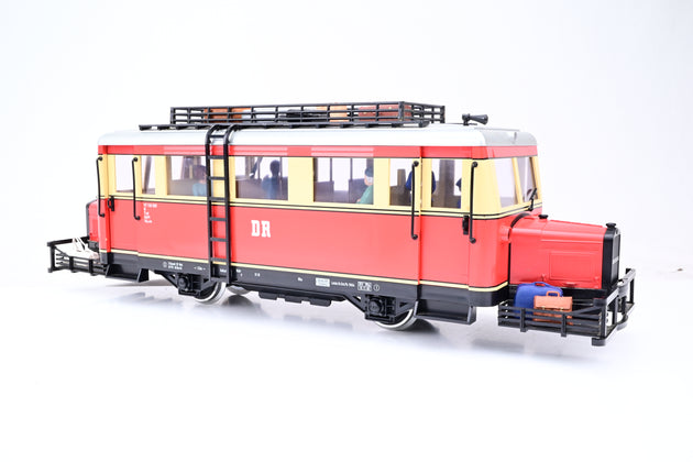 LGB G Gauge 22660 DR Railbus VT Red Cream No.133-525 - DCC Fitted, Boxed
