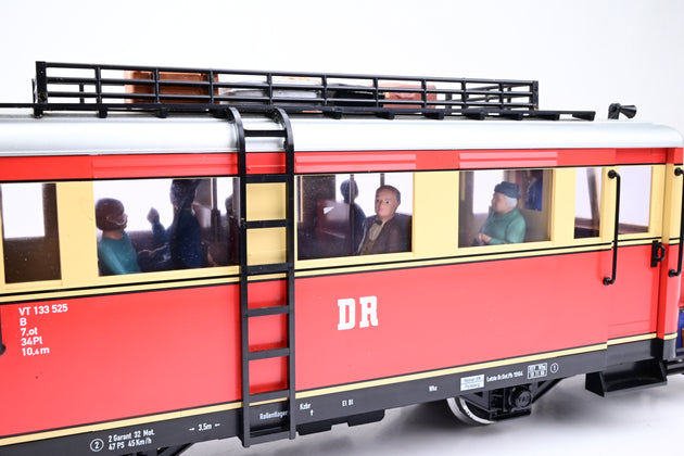 LGB G Gauge 22660 DR Railbus VT Red Cream No.133-525 - DCC Fitted, Boxed