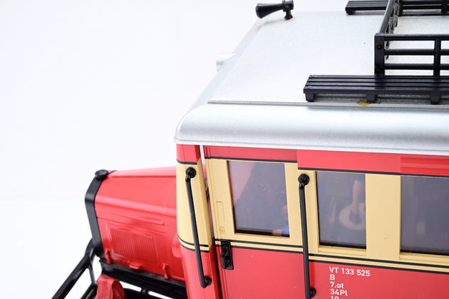 LGB G Gauge 22660 DR Railbus VT Red Cream No.133-525 - DCC Fitted, Boxed