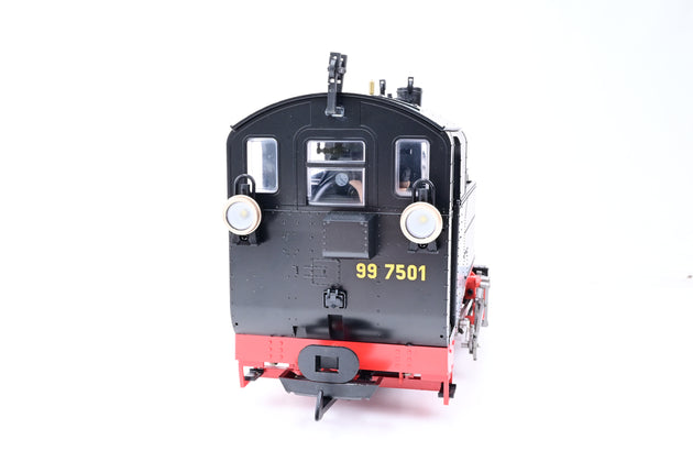 LGB G Gauge 20985 Steam Locomotive Black & Red Class 99.75 No.99-7501 - DCC Sound, Boxed