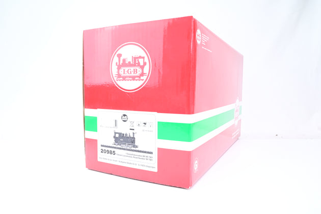 LGB G Gauge 20985 Steam Locomotive Black & Red Class 99.75 No.99-7501 - DCC Sound, Boxed