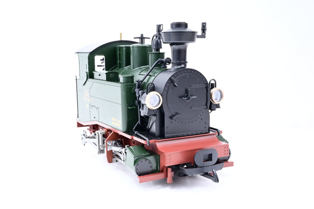 LGB G Gauge 20990 Green & Brown Saxon Class II K Steam Locomotive Pair No.61A & 61B - DCC Sound, Boxed