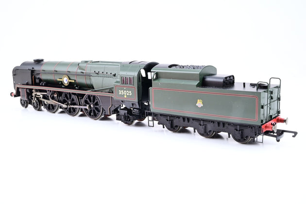 Hornby OO Gauge 2267 BR Green Merchant Navy No.35025 'Brocklebank Line' - Boxed