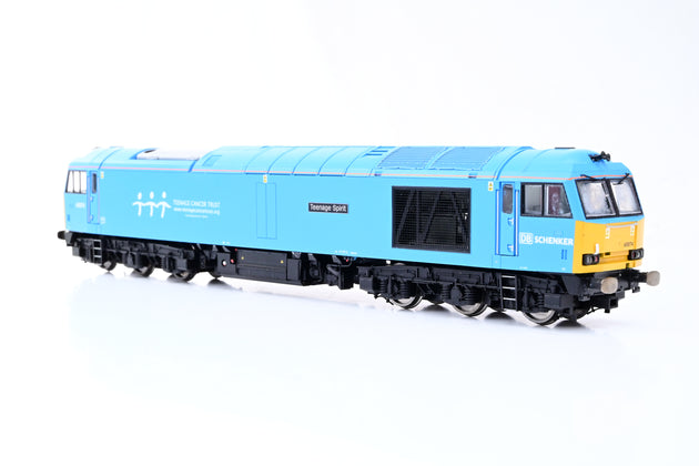 Hornby OO Gauge R2800 EWS/DB Shenker Class 60 No.60074 'Teenage Spirit' - DCC Fitted, Limited Edition, Boxed