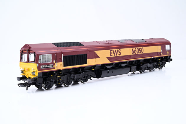 Bachmann OO Gauge 32-725X EWS Maroon & Gold Class 66 No.66050 - DCC Fitted, Limited Edition, Boxed