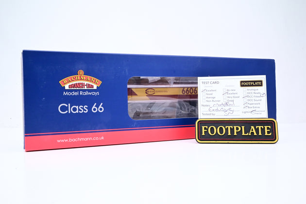 Bachmann OO Gauge 32-725W Class 66 Diesel Euro Cargo No.66062 - DCC Fitted, Model Rail Exclusive, Boxed