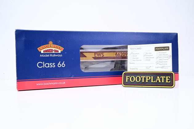 Bachmann OO Gauge 32-735 Class 66 Diesel No.66209 EWS - DCC Fitted, Factory Weathered, Boxed
