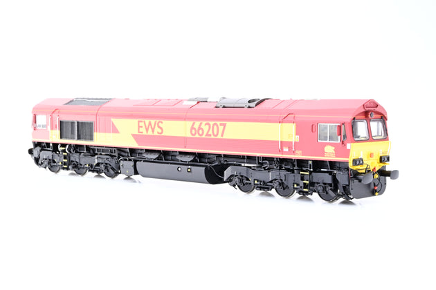 Hattons OO Gauge H4-66-004-D EWS Maroon & Gold Class 66 No.66207 - Boxed