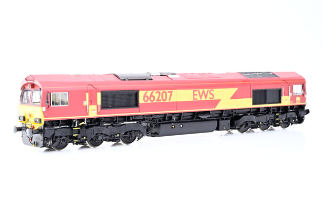 Hattons OO Gauge H4-66-004-D EWS Maroon & Gold Class 66 No.66207 - Boxed