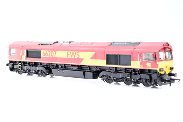 Hattons OO Gauge H4-66-004-D EWS Maroon & Gold Class 66 No.66207 - Boxed