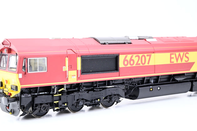 Hattons OO Gauge H4-66-004-D EWS Maroon & Gold Class 66 No.66207 - Boxed