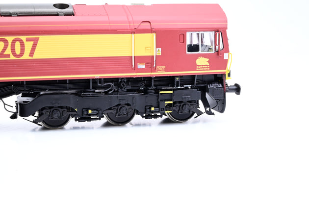 Hattons OO Gauge H4-66-004-D EWS Maroon & Gold Class 66 No.66207 - Boxed