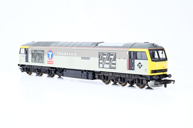Lima OO Gauge Transrail Grey Class 60 No.60063 'James Murray' - DCC Fitted, Boxed