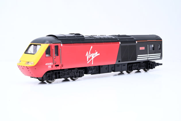 Hornby OO Gauge R2045 Virgin Black & Red Class 43 HST 4-Car Train Pack - Unboxed